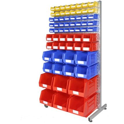 BIN RACK - DOUBLE SIDED (32X1,48X2, 24X3, 16X4, 12X5)