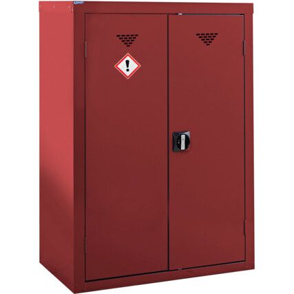 PESTICIDE & AGROCHEMICAL STORAGE CUPBOARDS 1200X900X460mm RED