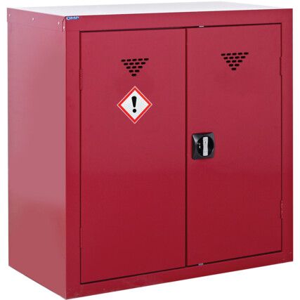 PESTICIDE & AGROCHEMICAL STORAGE CUPBOARDS 900X900X460mm RED