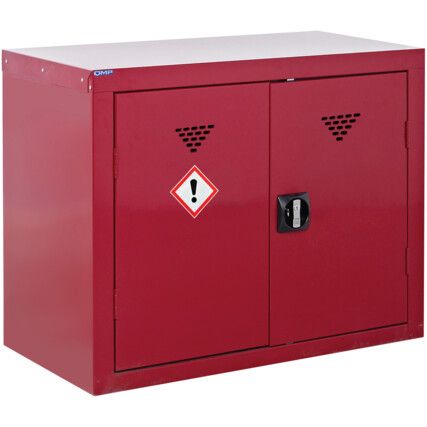 PESTICIDE & AGROCHEMICAL STORAGE CUPBOARDS 700X900X460mm RED