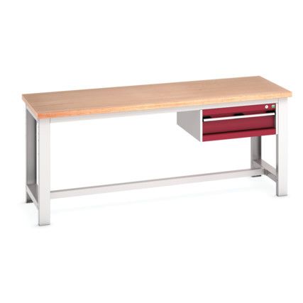 CUBIO FW BENCH MPX 1 CABINET WxDxH: 2000x750x840mm RED