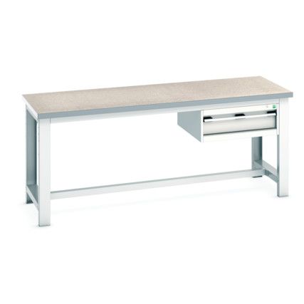 CUBIO FW BENCH LINO 1 CABINET WxDxH: 2000x750x840mm GREY