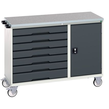 MAINTENANCE TROLLEY 7 DRAWER LINO TOP GREY/ANTHRACITE