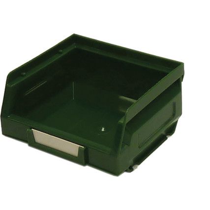 Storage Bins, Green, 103x90x55mm, 24 Pack