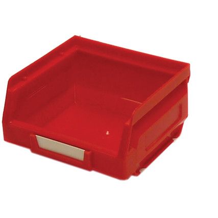 Storage Bins, Red, 103x90x55mm, 24 Pack