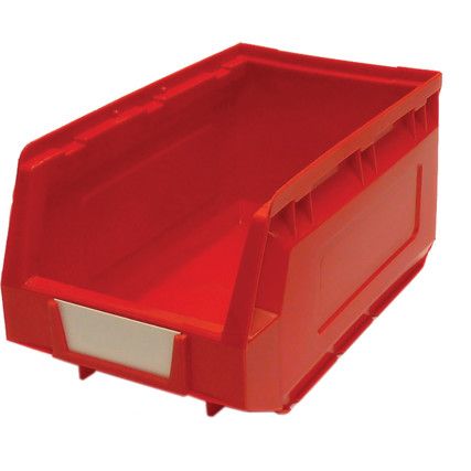 Storage Bins, Red, 145x240x125mm, 24 Pack