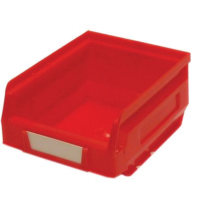 Storage Bins, Red, 103x120x62mm, 24 Pack