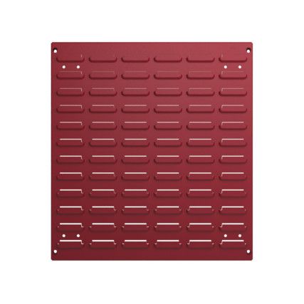 0.5m Red Vertical Louvre Panel