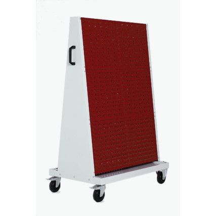 Trolleys, Steel, Light Grey/Red,