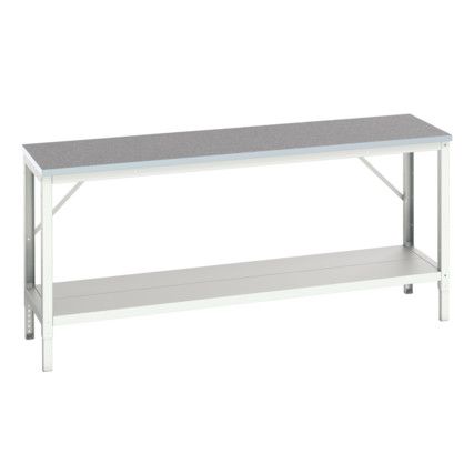 Verso Bench 2000x600x780mm ESD Worktop - Light Grey