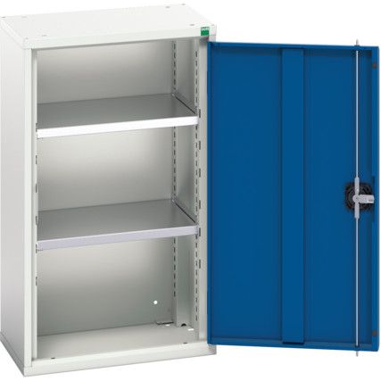 Verso Wall Cabinet, Single Door,Blue/Grey, 900 x 525 x 350mm