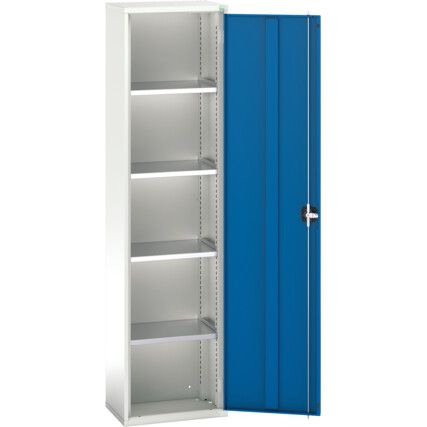 Verso Storage Cabinet, Single Door, Blue, 2000 x 525 x 350mm