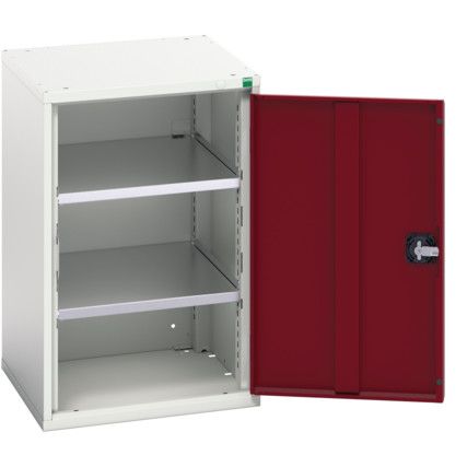 Verso Wall Cabinet, Single Door,Red, 800 x 525 x 550mm