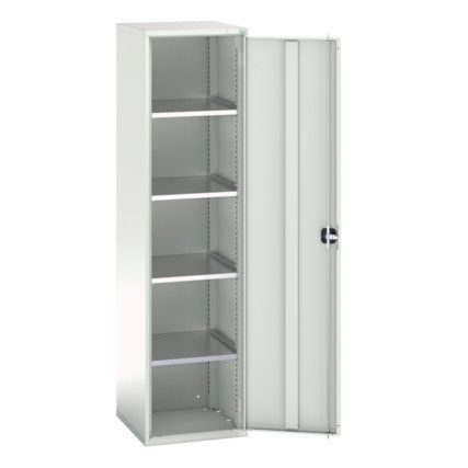 Verso Storage Cabinet, Single Door, Light Grey, 2000 x 525 x 550mm