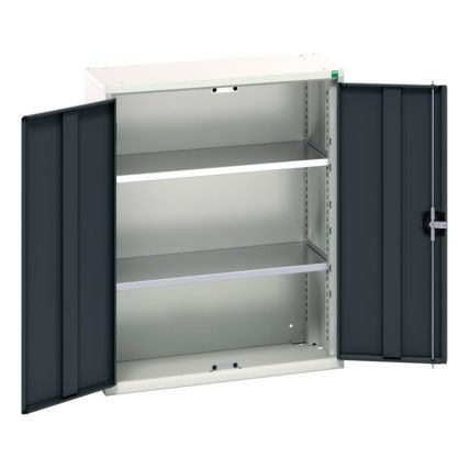 Verso Wall Cabinet, 2 Doors,Anthracite Grey, 1000 x 800 x 350mm