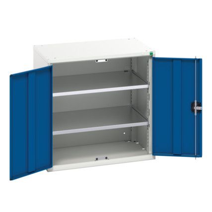 Verso Wall Cabinet, 2 Doors,Blue, 800 x 800 x 550mm