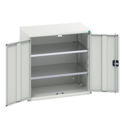 Verso Wall Cabinet, 2 Doors,Light Grey, 800 x 800 x 550mm