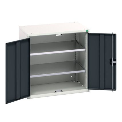 Verso Wall Cabinet, 2 Doors,Anthracite Grey, 800 x 800 x 550mm