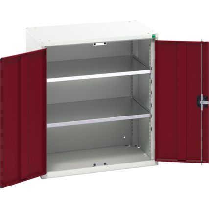 Verso Wall Cabinet, 2 Doors,Red, 900 x 800 x 550mm