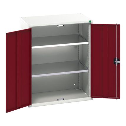 Verso Wall Cabinet, 2 Doors,Red, 1000 x 800 x 550mm