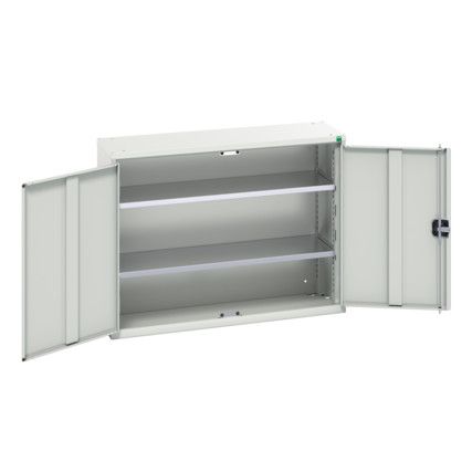 Verso Wall Cabinet, 2 Doors,Grey, 800 x 1050 x 350mm