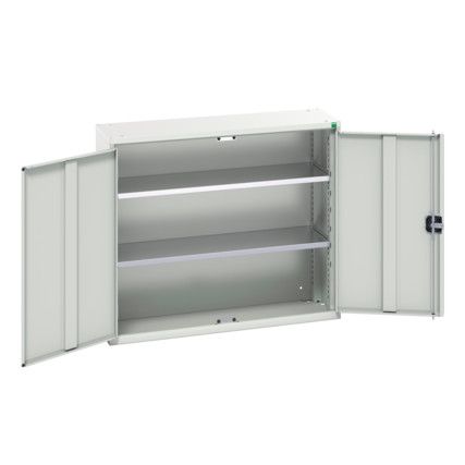 Verso Wall Cabinet, 2 Doors,Grey, 900 x 1050 x 350mm