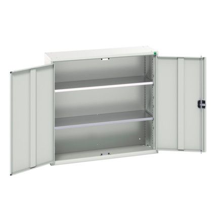 Verso Wall Cabinet, 2 Doors,Light Grey, 1000 x 1050 x 350mm