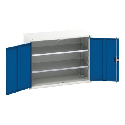 Verso Wall Cabinet, 2 Doors,Blue, 800 x 1050 x 550mm