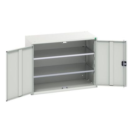 Verso Wall Cabinet, 2 Doors,Light Grey, 800 x 1050 x 550mm