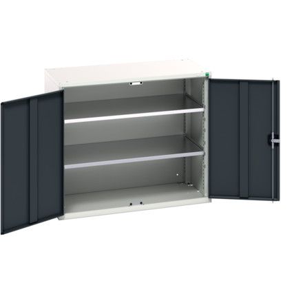 Verso Wall Cabinet, 2 Doors,Anthracite Grey, 900 x 1050 x 550mm