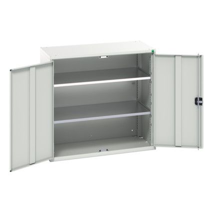 Verso Wall Cabinet, 2 Doors,Light Grey, 1000 x 1050 x 550mm