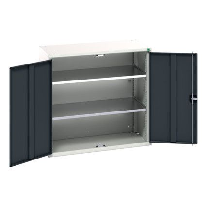 Verso Wall Cabinet, 2 Doors,Anthracite Grey, 1000 x 1050 x 550mm