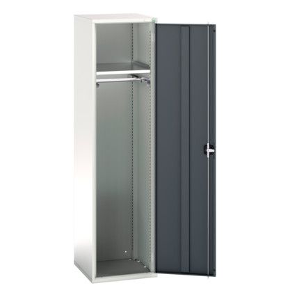 Verso PPE Cupboard, Single Door, Anthracite Grey, 2000 x 525 x 550mm