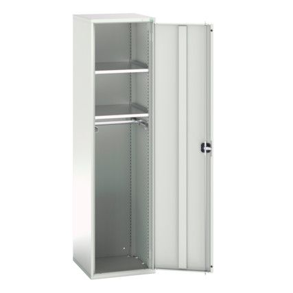 Verso PPE Cupboard, Single Door, Light Grey, 2000 x 525 x 550mm