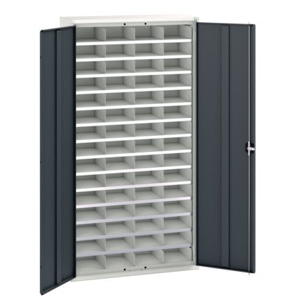 VERSO CUPBOARD 1050x350x2000mm 60COMPARTMENTS-LIGHT/ANTH GREY