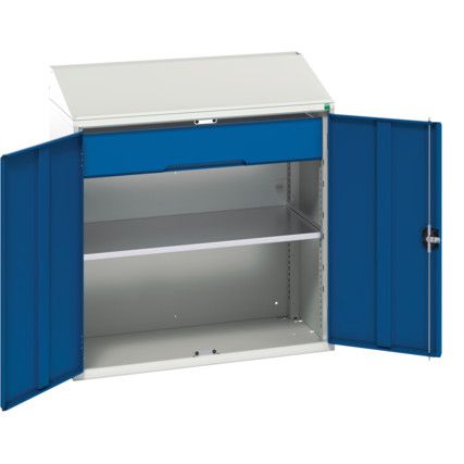 Verso Lectern, 2 Doors, Blue, 1130 x 1050 x 550mm