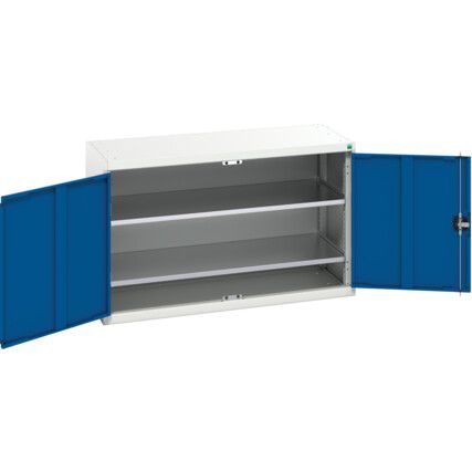 Verso Storage Cabinet, 2 Doors, Blue, 800 x 1300 x 550mm