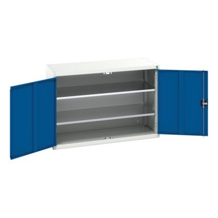 Verso Storage Cabinet, 2 Doors, Blue, 900 x 1300 x 550mm