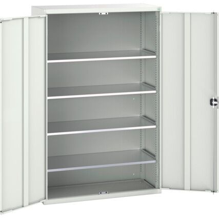 Verso Storage Cabinet, 2 Doors, Light Grey, 2000 x 1300 x 550mm