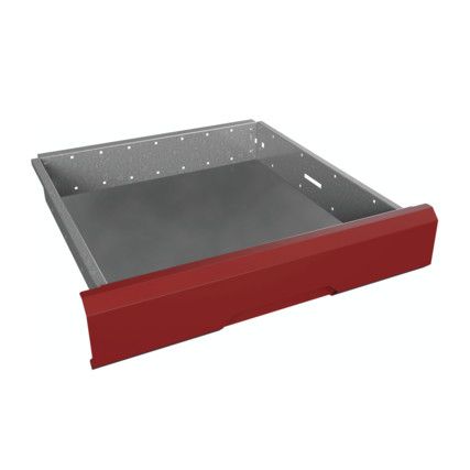 Verso Inner Drawer Kit 525 x 550 x 100mm Light Grey/Red