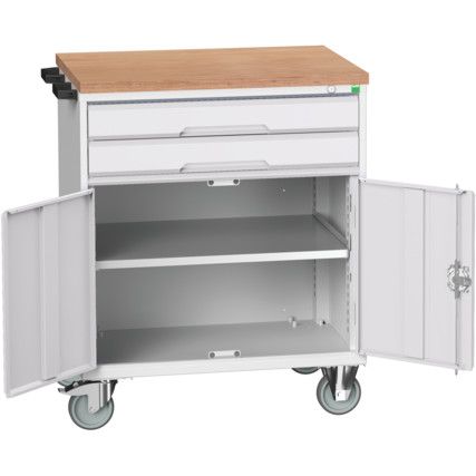 VERSO MOBILE COMBI CBOARD 800x600x980 2 DRAWERS 1 CBOARD MPX TOP