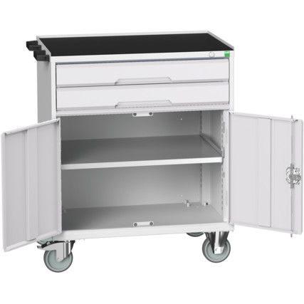 VERSO MOBILE COMBI CBOARD 800x600x965 2 DRAWERS 1 CBOARD TOP TRAY