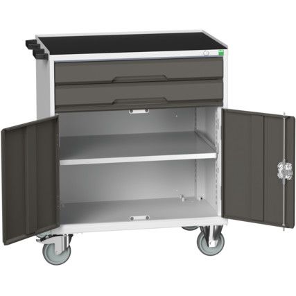 VERSO MOBILE COMBI CBOARD 800x600x965 2 DRAWERS 1 CBOARD TOP TRAY