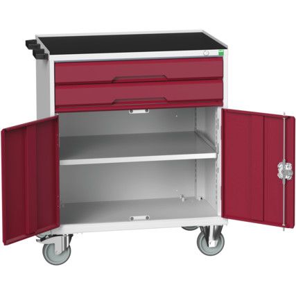 VERSO MOBILE COMBI CBOARD 800x600x965 2 DRAWERS 1 CBOARD TOP TRAY