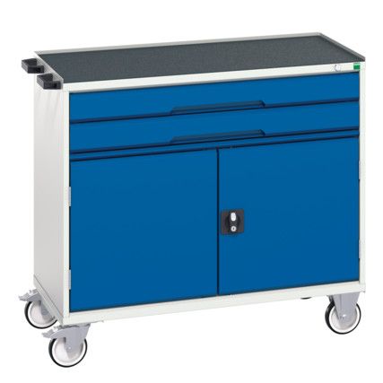 VERSO MOBILE COMBI CBOARD 1050x550x965 1 DRAWERS 1 CBOARD TOP TRAY