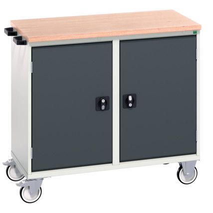 VERSO MOBILE MAINTENANCE TROLLEY W/ 2x 700mm CBOARDS MPX WORKTOP