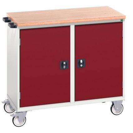 VERSO MOBILE MAINTENANCE TROLLEY W/ 2x 700mm CBOARDS MPX WORKTOP