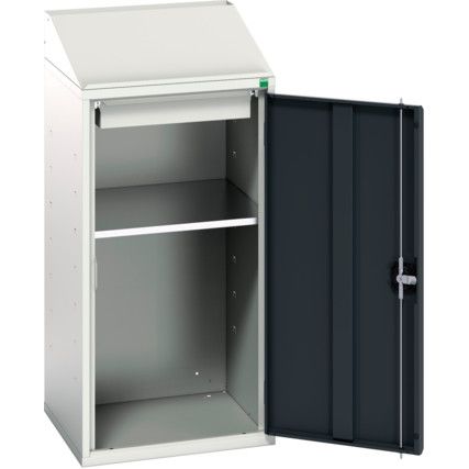 Verso Lectern, Single Door, Anthracite Grey, 1130 x 525 x 550mm