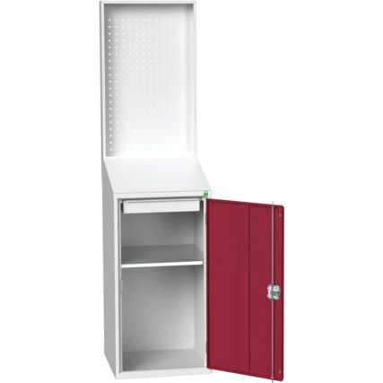 VERSO ECONOMY LECTERN CBOARD WITH PERFO PANEL 1 SHELF 1 DRAWER