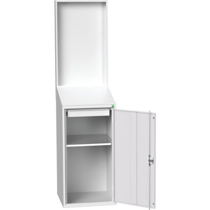 VERSO ECONOMY LECTERN CBOARD WITH PLAIN PANEL 1 SHELF 1 DRAWER